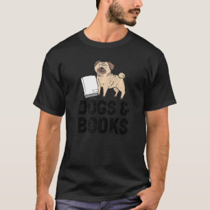 Honden en boeken, eigenaar van een sleepboot die b t-shirt