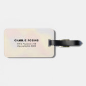 Honden en boekovers bagagelabel (Achterkant horizontaal)