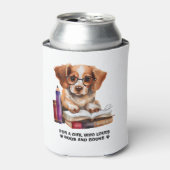 Honden en boekovers blikjeskoeler (Blikje Voorkant)