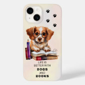 Honden en boekovers Case-Mate iPhone case (Achterkant)