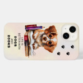 Honden en boekovers Case-Mate iPhone case (Achterkant (horizontaal))