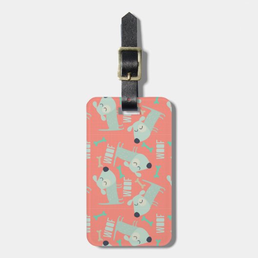 Honden en Botten Bagagelabel (Voorkant verticaal)