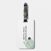 Honden en Botten Bagagelabel (Achterkant verticaal)