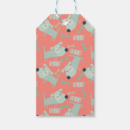 Honden en Botten Cadeaulabel (Voorkant)