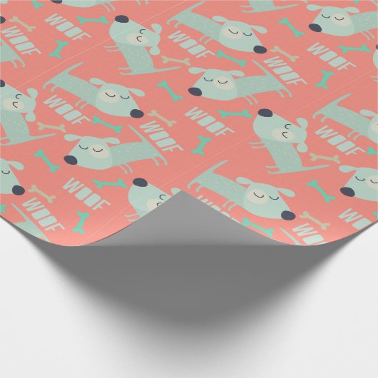 Honden en Botten Cadeaupapier (Hoek)