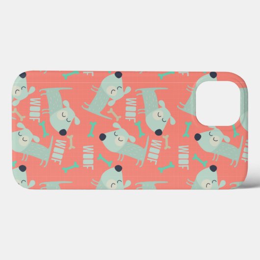 Honden en Botten Case-Mate iPhone Case (Achterkant (horizontaal))
