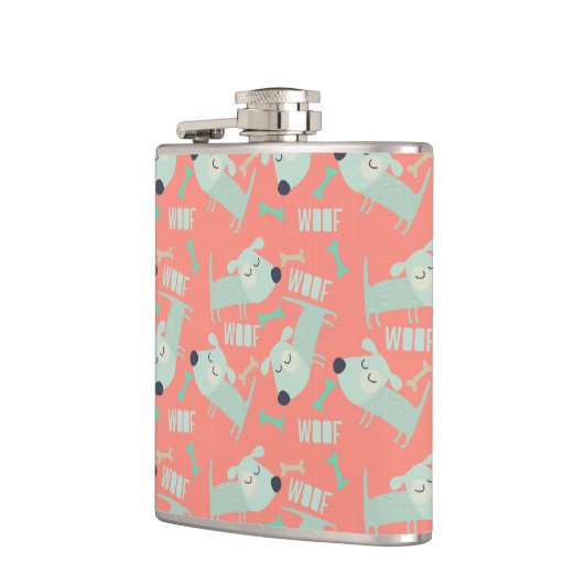 Honden en Botten Heupfles (Links)