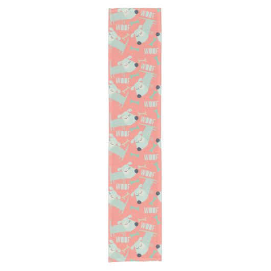 Honden en Botten Korte Tafelloper (Voorkant)