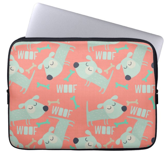 Honden en Botten Laptop Sleeve (Voorkant)