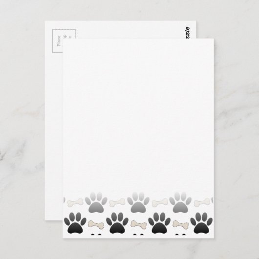 Honden en Botten met verloop Briefkaart (Voorkant / Achterkant)