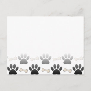 Honden en Botten met verloop Briefkaart
