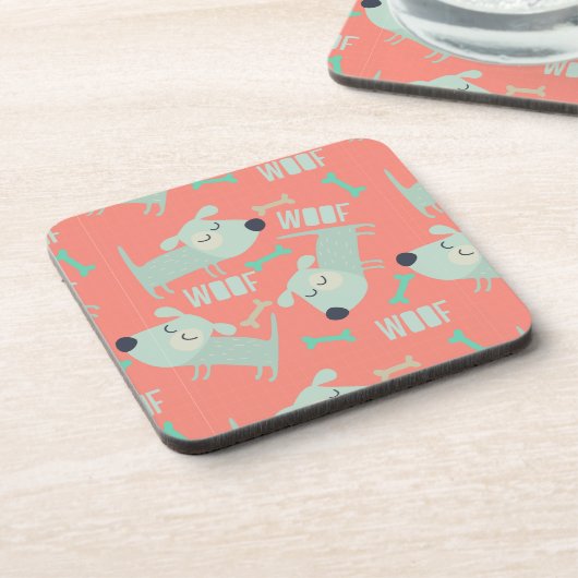 Honden en Botten Onderzetter (Linkerzijde)