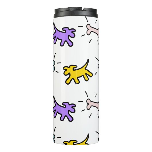 Honden en Botten PY Graffiti Style Thermal Trumble Thermosbeker (Achterkant)