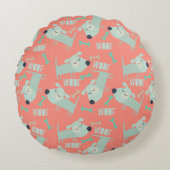 Honden en Botten Rond Kussen (Voorkant)