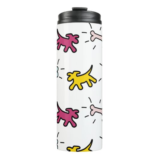 Honden en Botten RY Graffiti Style Thermal Trumble Thermosbeker (Voorkant)