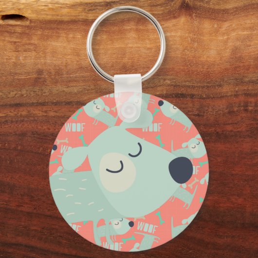 Honden en Botten Sleutelhanger (Voorkant)