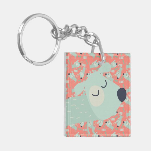 Honden en Botten Sleutelhanger (Voorkant Links)