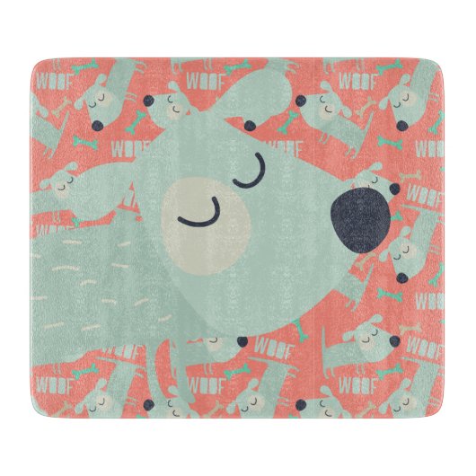 Honden en Botten Snijplank (Voorkant)