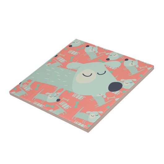 Honden en Botten Tegeltje (Zijkant)