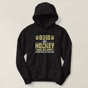 Honden en Hockey maken me gelukkig Hoodie