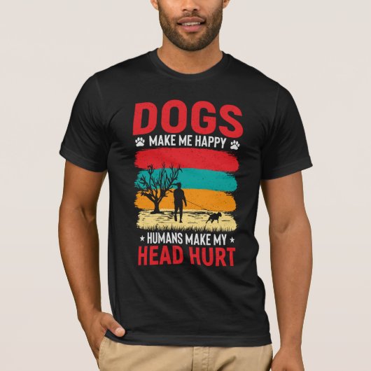 Honden en Humor T-shirt (Voorkant)