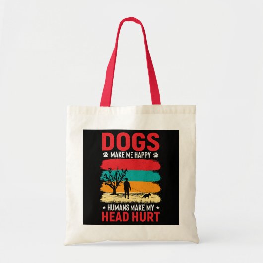 Honden en Humor Tote Bag (Voorkant)