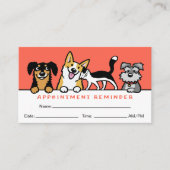 Honden en Kat Leuke Dierenverzorging Afspraak Heri Visitekaartje (Voorkant)