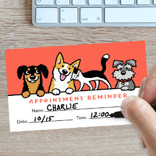 Honden en Kat Leuke Dierenverzorging Afspraak Heri Visitekaartje