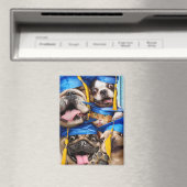 Honden en katten afgestudeerd in fotohokje magneet (Insitu (Vaatwasser))