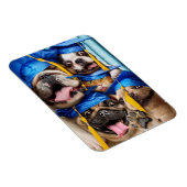 Honden en katten afgestudeerd in fotohokje magneet (Rechterzijde)