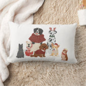 Honden en Katten Familie Sierkussen Kussen (Deken)