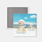 Honden en katten Fietsen bij het Zee Magneet (Voorkant / Achterkant)