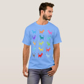 Honden en katten grappig t-shirt (Voorkant volledig)