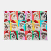 Honden en katten met kerstbaard deurmat (Voorkant)