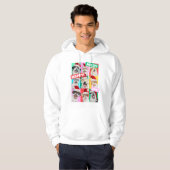 Honden en katten met kerstbaard hoodie (Voorkant volledig)