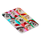 Honden en katten met kerstbaard magneet (Rechterzijde)