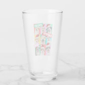 Honden en katten met Santa baard Glas (Achterkant)