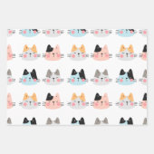 Honden en katten ontwerpen voor kinderen. inpakpapier vel (Voorkant 3)