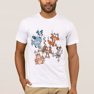 Honden en Katten Regen Grappige Huisdieren Storm T-shirt