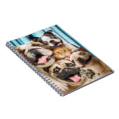 Honden en kattengroepfoto notitieboek (Rechterzijde)