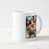 Honden en kattengroepfoto's grote koffiekop (Voorkant rechts)