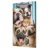 Honden en kattengroepfoto's klembord (Links)