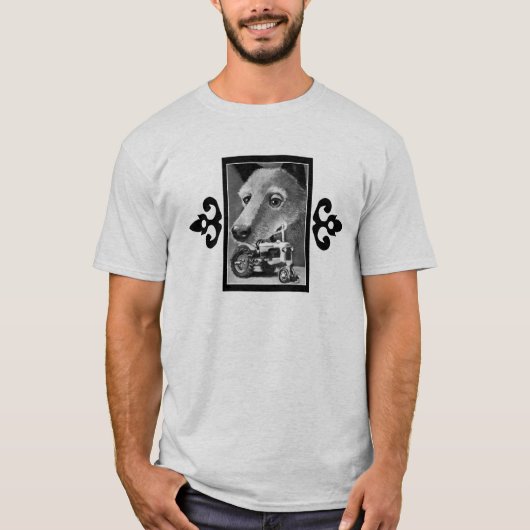 Honden en koeien omlaag op het Boerderij T-shirt (Voorkant)