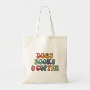 Honden- en koffieboeken tote bag