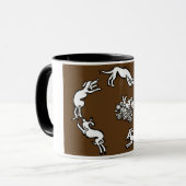 Honden en konijnen mok (Voorkant links)