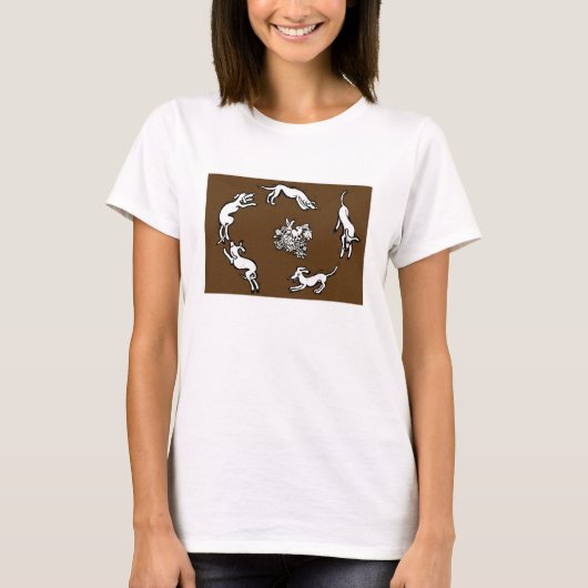 Honden en konijnen t-shirt (Voorkant)