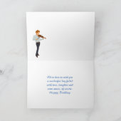 Honden en musici Fun Birthday Serenade Kaart (Binnen)