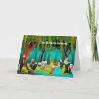 Honden en musici Fun Birthday Serenade