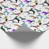 Honden en poten cadeaupapier (Hoek)