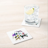 Honden en poten kartonnen onderzetters (Insitu)